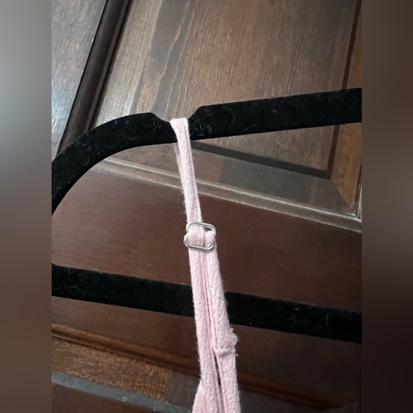 Showpo. Renewed Cut Out Tie Front Linen Look Jumpsuit in Pink Linen Look - Picture 10 of 12